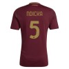 Camiseta de fútbol AS Roma Ndicka 5 Primera Equipación 2024-25 - Hombre